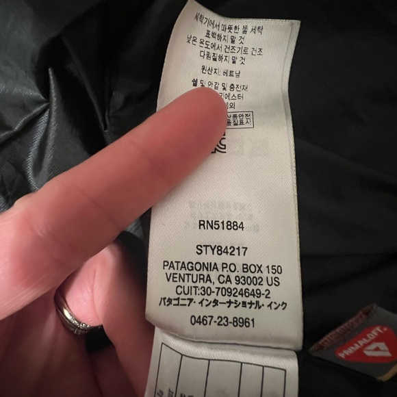 Patagonia Black Nano Puff Insulated Jacket - Picture 5 of 5